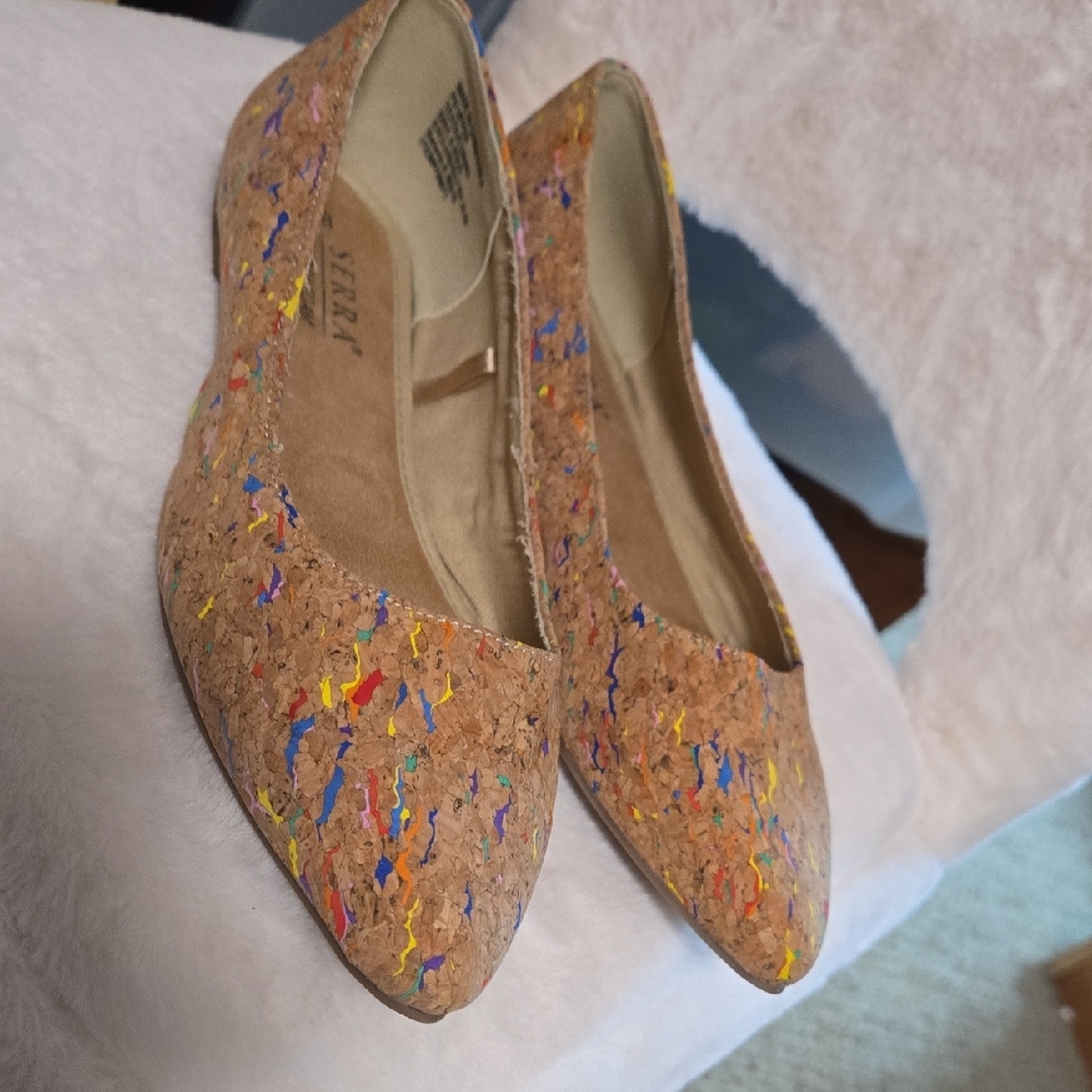 Vibrant Cork Women's Flats